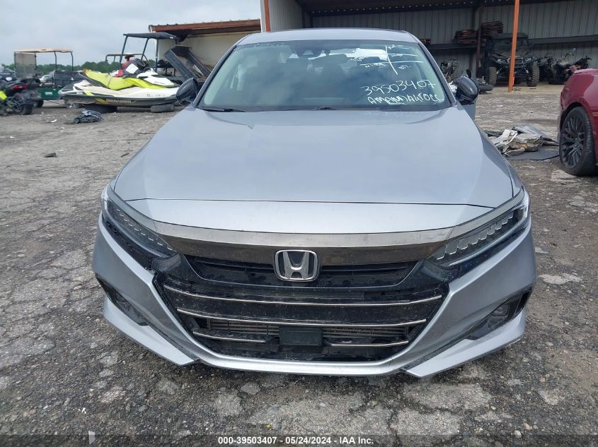 2022 Honda Accord Sport Se VIN: 1HGCV1F45NA080106 Lot: 39503407