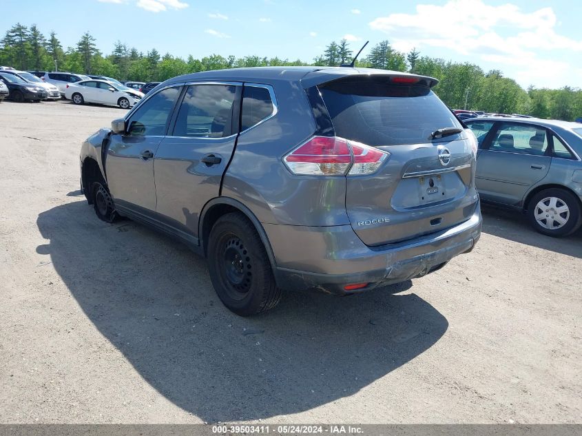 2016 Nissan Rogue S/Sl/Sv VIN: KNMAT2MVXGP696722 Lot: 39503411