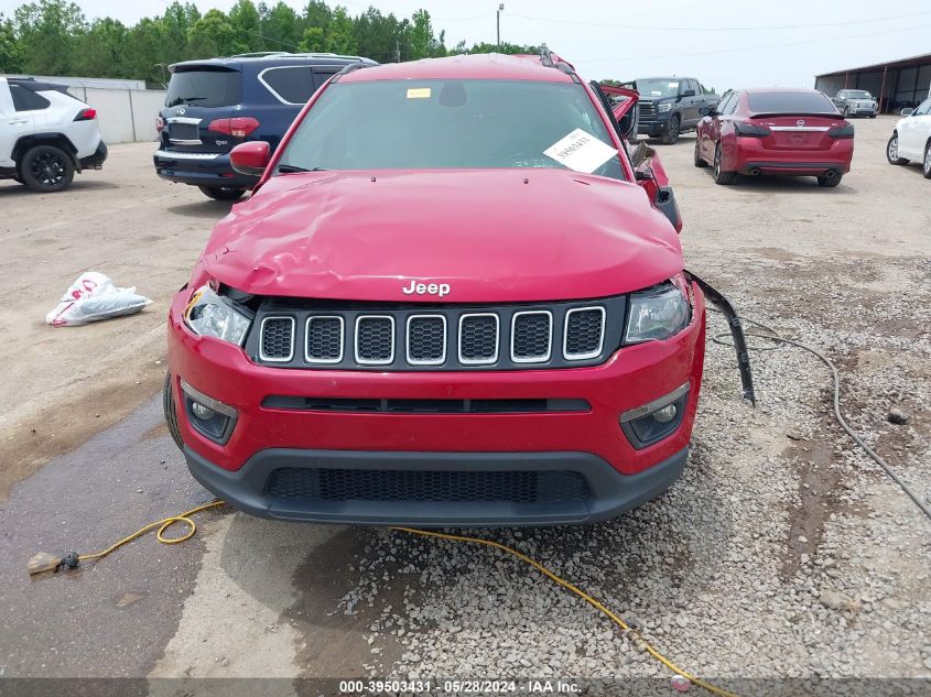 2018 Jeep Compass Latitude Fwd VIN: 3C4NJCBBXJT204862 Lot: 39503431