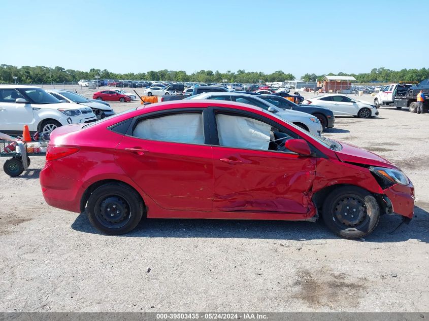 2014 Hyundai Accent Gls VIN: KMHCT4AE4EU721424 Lot: 39503435