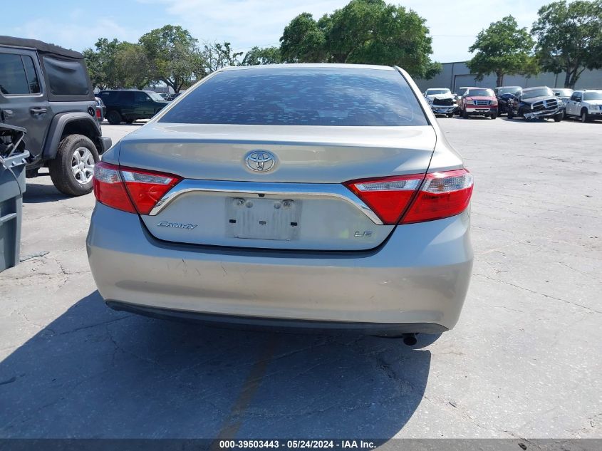 2015 Toyota Camry Le VIN: 4T4BF1FK4FR450114 Lot: 39503443