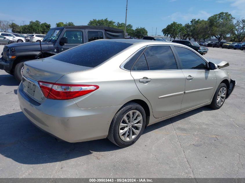 2015 Toyota Camry Le VIN: 4T4BF1FK4FR450114 Lot: 39503443