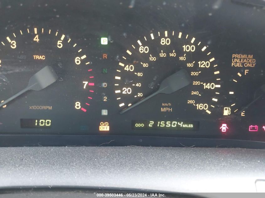 1993 Lexus Sc 400 VIN: JT8UZ30C6P0034326 Lot: 39503446