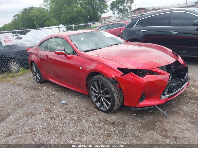 2020 Lexus Rc 350 F-Sport VIN: JTHGZ5DCXL5010224 Lot: 39503455