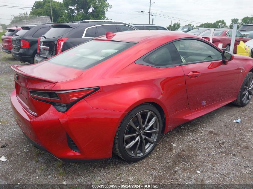 2020 Lexus Rc 350 F-Sport VIN: JTHGZ5DCXL5010224 Lot: 39503455