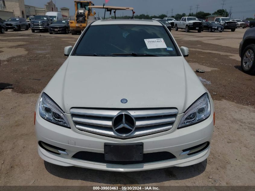 2011 Mercedes-Benz C 300 Luxury/Sport VIN: WDDGF5EB4BR160343 Lot: 39503463