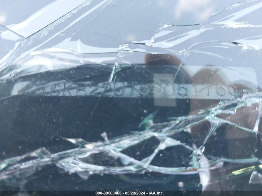 2005 Toyota Prius VIN: JTDKB22U753051760 Lot: 39503465