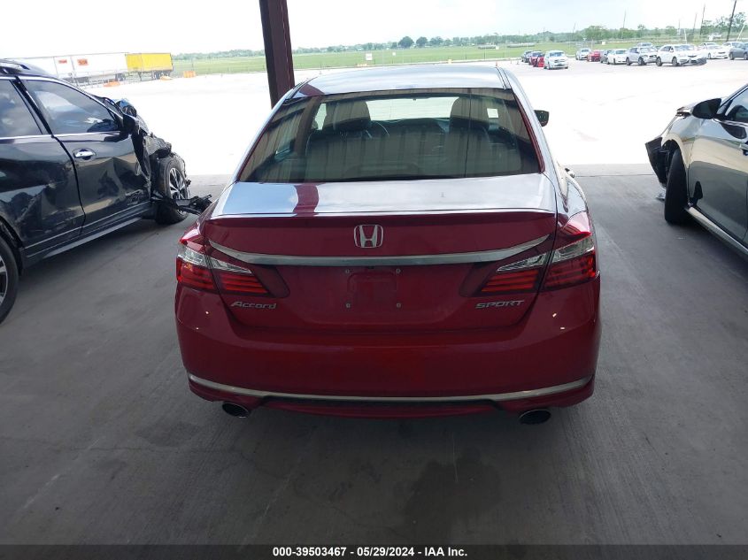 2016 Honda Accord Sport VIN: 1HGCR2F59GA046014 Lot: 39503467