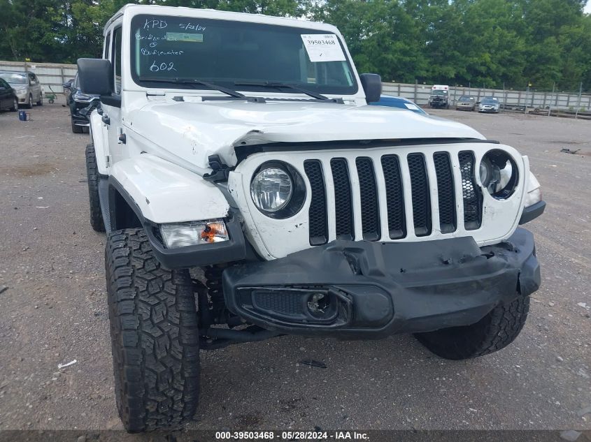 2021 Jeep Wrangler Unlimited Sahara Altitude 4X4 VIN: 1C4HJXEN8MW714362 Lot: 39503468