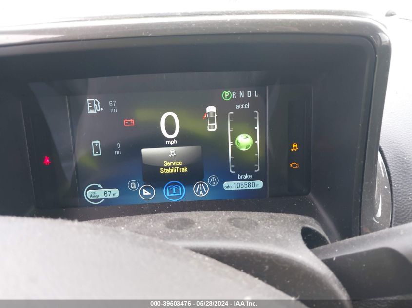 2011 Chevrolet Volt VIN: 1G1RD6E44BU103274 Lot: 39503476