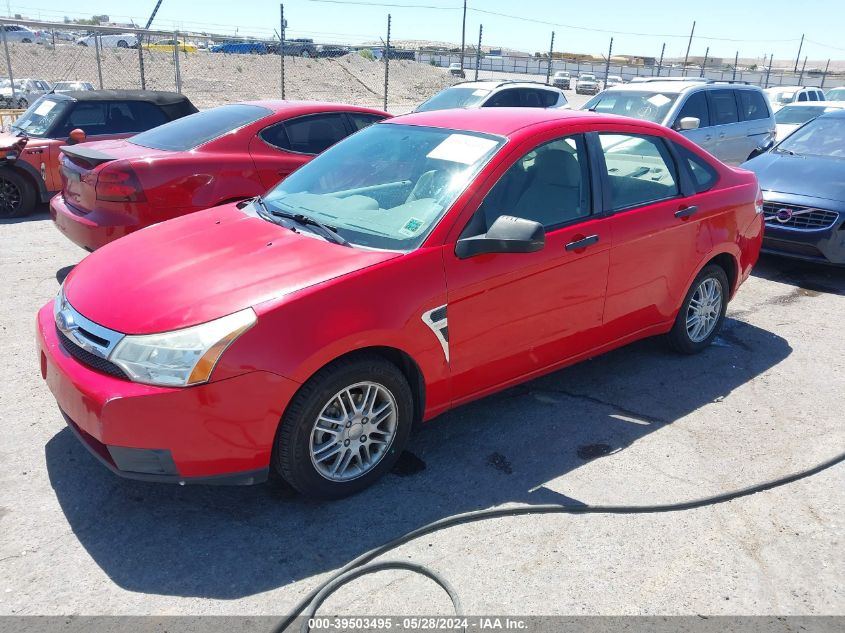 2008 Ford Focus Se/Ses VIN: 1FAHP35N68W236154 Lot: 39503495