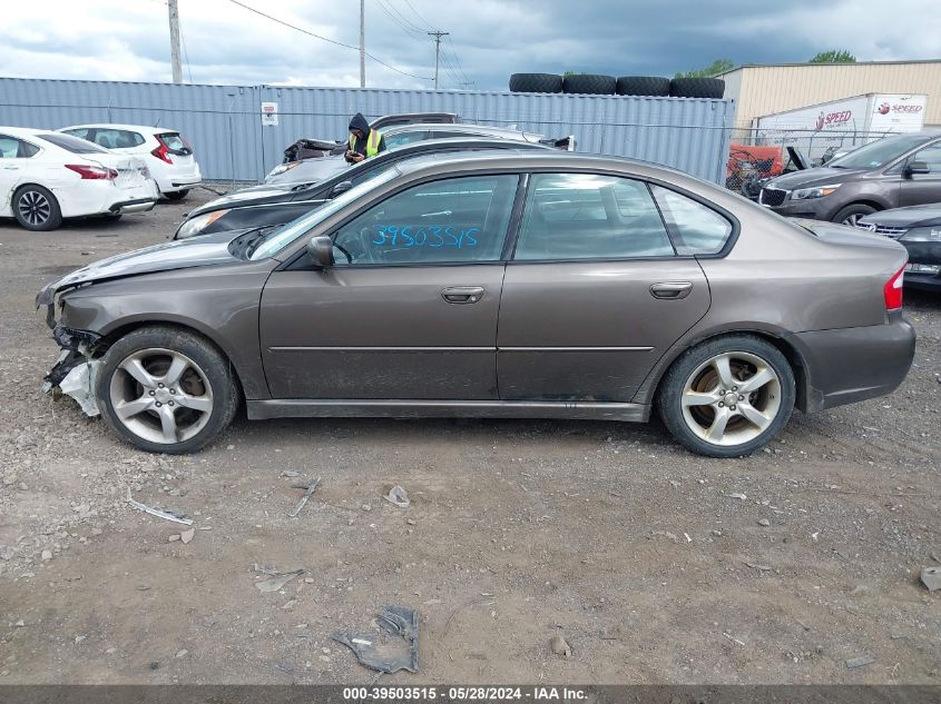 2009 Subaru Legacy 2.5I VIN: 4S3BL616297218080 Lot: 39503515