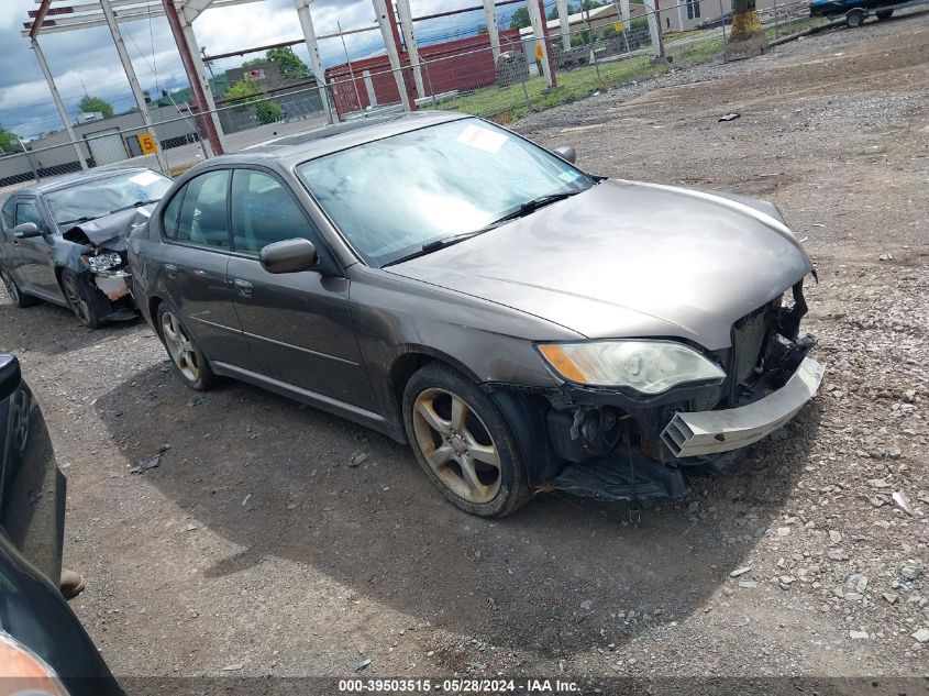 2009 Subaru Legacy 2.5I VIN: 4S3BL616297218080 Lot: 39503515