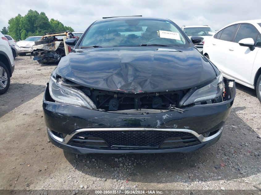 2015 Chrysler 200 C VIN: 1C3CCCCG5FN661599 Lot: 39503517