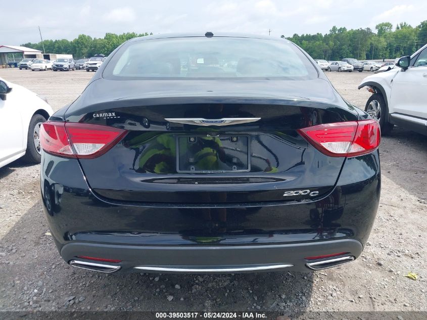 2015 Chrysler 200 C VIN: 1C3CCCCG5FN661599 Lot: 39503517