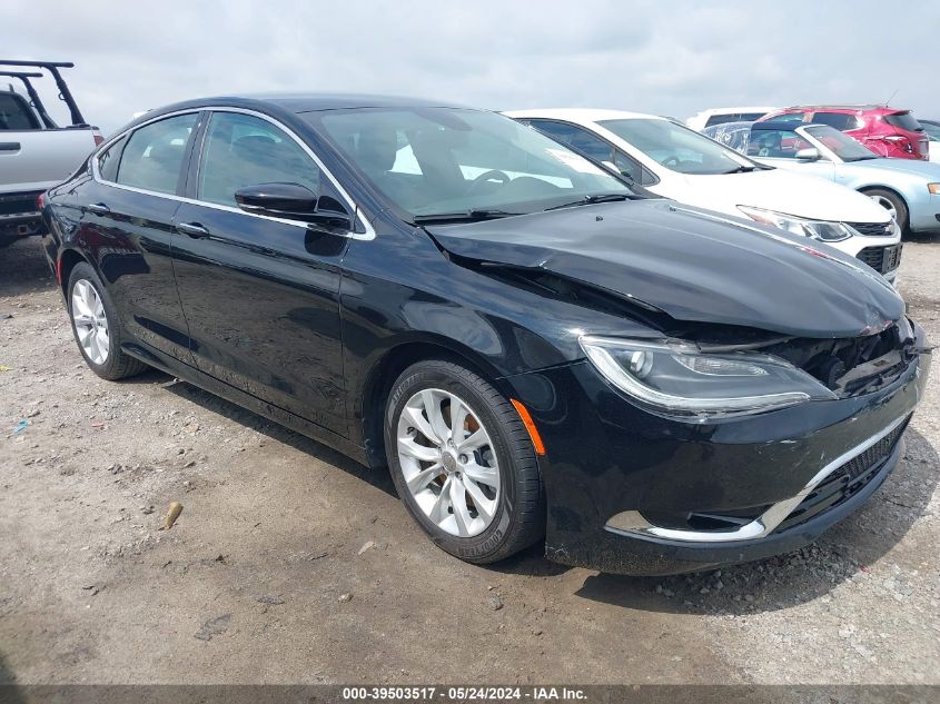 2015 Chrysler 200 C VIN: 1C3CCCCG5FN661599 Lot: 39503517