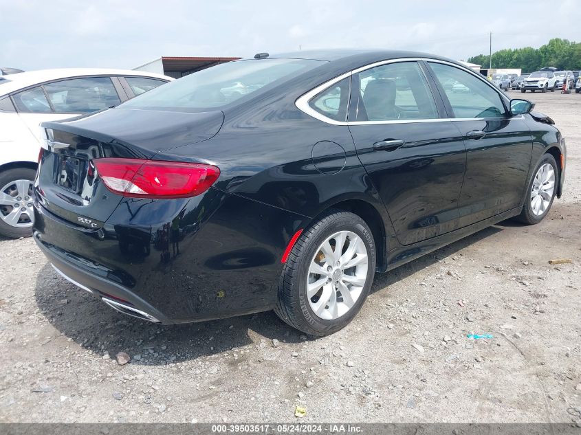 2015 Chrysler 200 C VIN: 1C3CCCCG5FN661599 Lot: 39503517