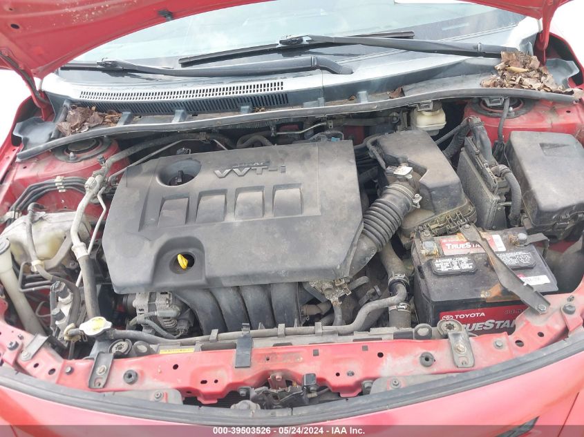 2011 Toyota Corolla S VIN: 2T1BU4EE2BC741638 Lot: 39503526