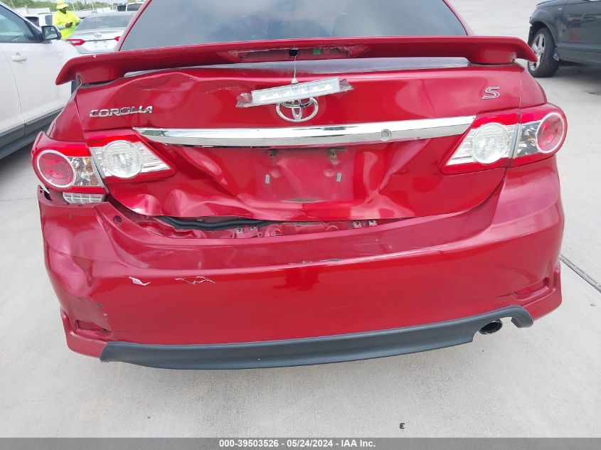 2011 Toyota Corolla S VIN: 2T1BU4EE2BC741638 Lot: 39503526