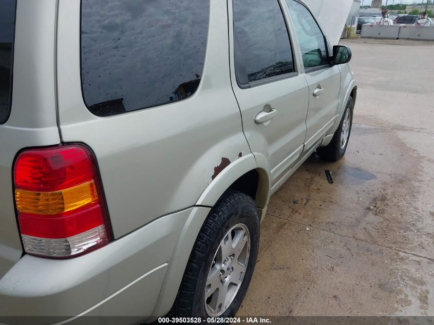 2005 Ford Escape Limited VIN: 1FMYU94155KA35493 Lot: 39503528