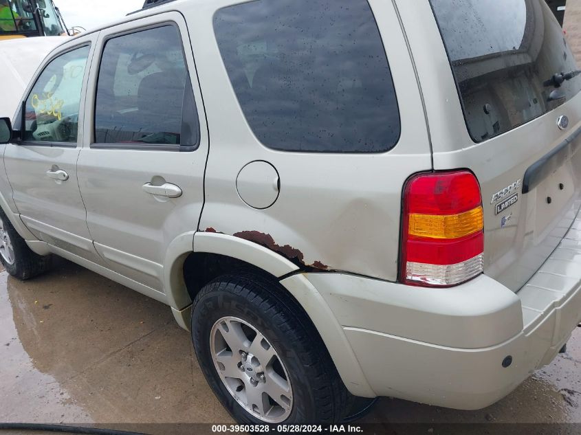 2005 Ford Escape Limited VIN: 1FMYU94155KA35493 Lot: 39503528