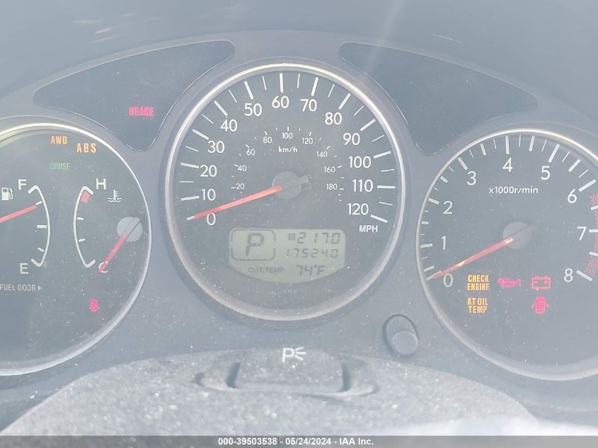 2005 Subaru Forester 2.5Xs VIN: JF1SG65605H726153 Lot: 39503538