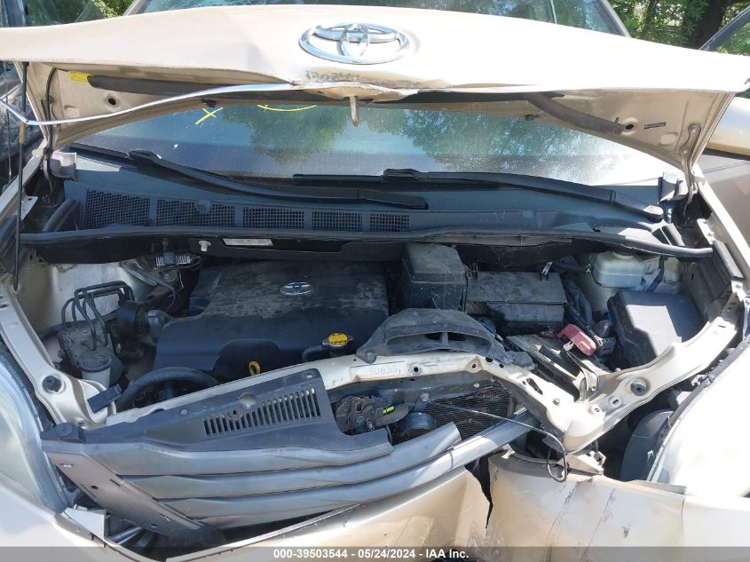 2011 Toyota Sienna Xle V6 VIN: 5TDYK3DC5BS036771 Lot: 39503544