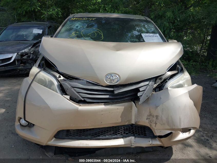 2011 Toyota Sienna Xle V6 VIN: 5TDYK3DC5BS036771 Lot: 39503544