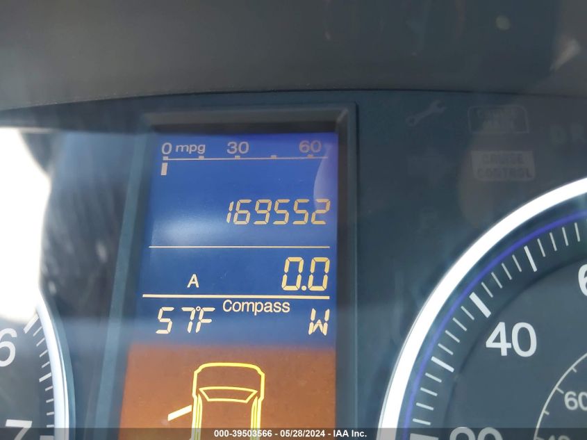 2010 Honda Cr-V Ex-L VIN: 5J6RE3H74AL033590 Lot: 39503566