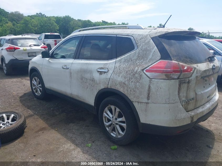 2016 Nissan Rogue Sv VIN: KNMAT2MV9GP594263 Lot: 39503568