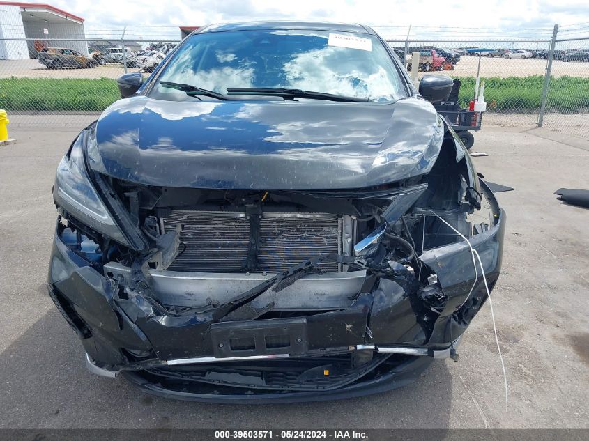 2021 Nissan Murano Sv Intelligent Awd VIN: 5N1AZ2BS0MC117386 Lot: 39503571