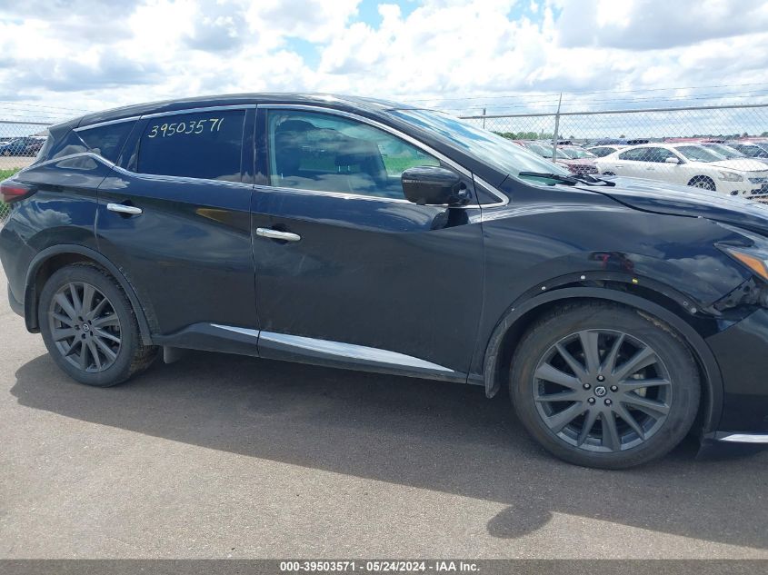 2021 Nissan Murano Sv Intelligent Awd VIN: 5N1AZ2BS0MC117386 Lot: 39503571