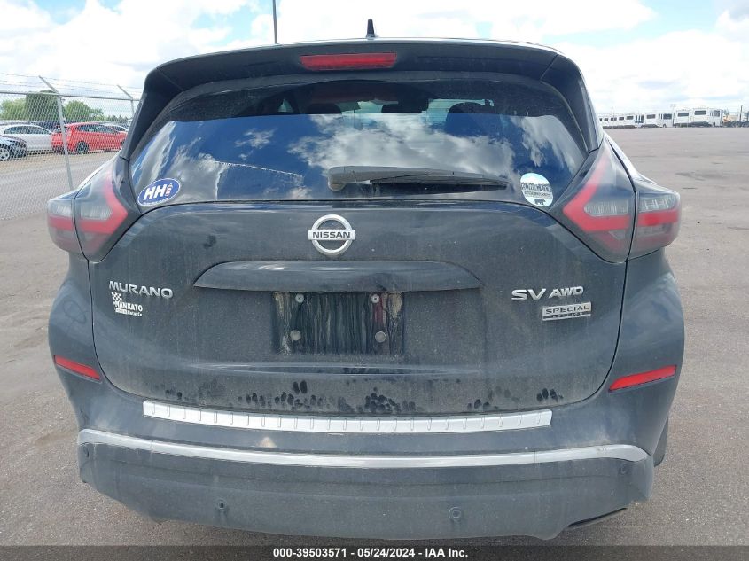 2021 Nissan Murano Sv Intelligent Awd VIN: 5N1AZ2BS0MC117386 Lot: 39503571