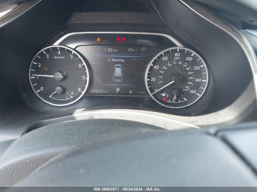 2021 Nissan Murano Sv Intelligent Awd VIN: 5N1AZ2BS0MC117386 Lot: 39503571