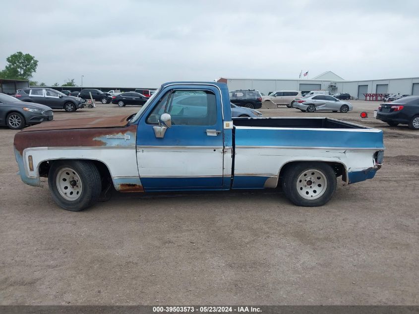 1977 Chevrolet C10 VIN: 0000CCL147S205058 Lot: 39503573