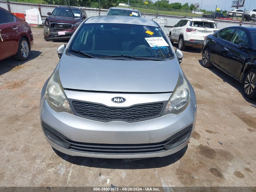 2015 Kia Rio Lx VIN: KNADM4A37F6453511 Lot: 39503578