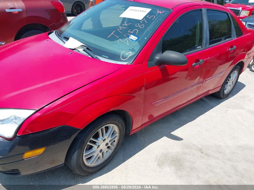 2005 Ford Focus Zx4 VIN: 1FAFP34N95W305875 Lot: 39503595