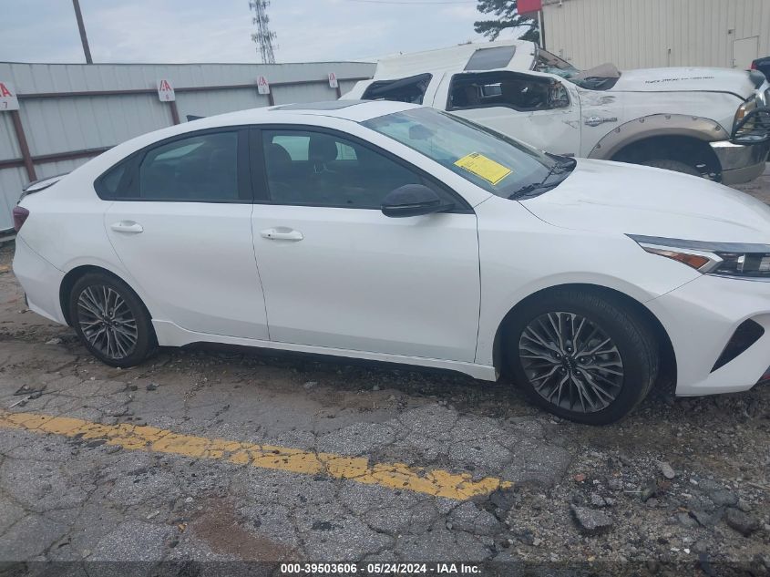 2022 Kia Forte Gt-Line VIN: 3KPF54AD5NE445059 Lot: 39503606