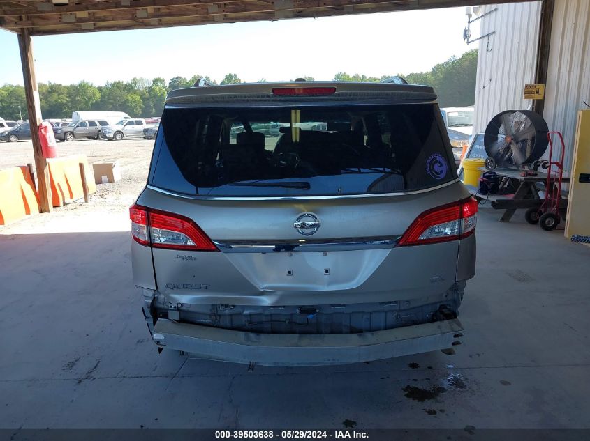 2012 Nissan Quest Sl VIN: JN8AE2KP8C9045056 Lot: 39503638