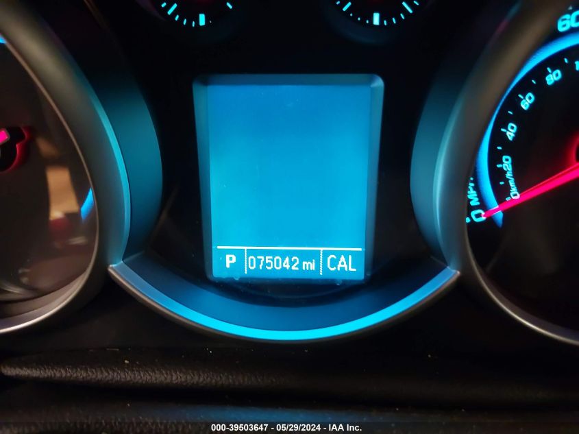 2012 Chevrolet Cruze Eco VIN: 1G1PJ5SC7C7240599 Lot: 39503647