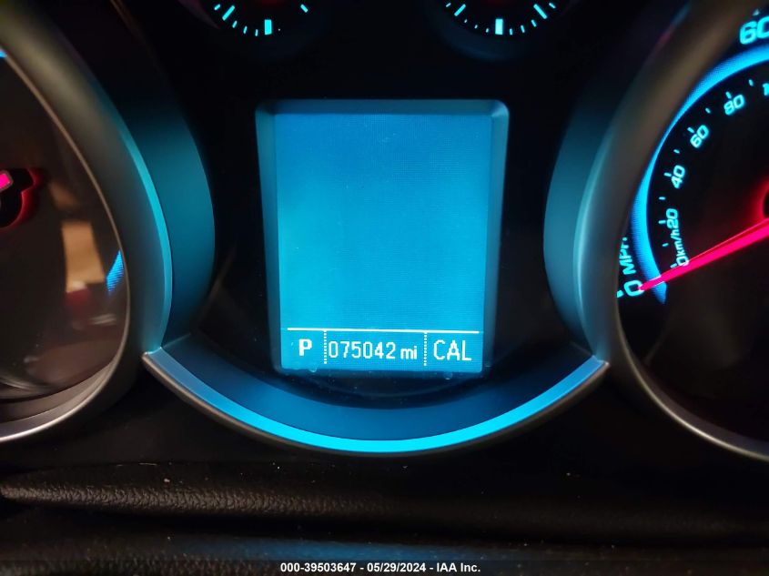 2012 Chevrolet Cruze Eco VIN: 1G1PJ5SC7C7240599 Lot: 39503647