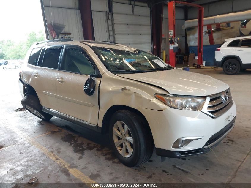 2013 TOYOTA HIGHLANDER PLUS/SE - 5TDBK3EH1DS259165