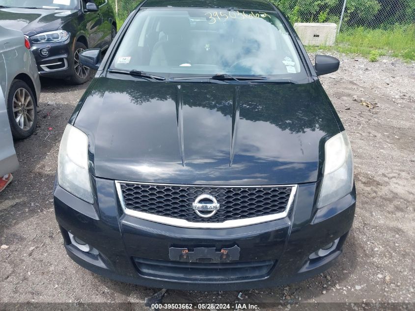 3N1AB6AP8CL729273 2012 Nissan Sentra 2.0 Sr