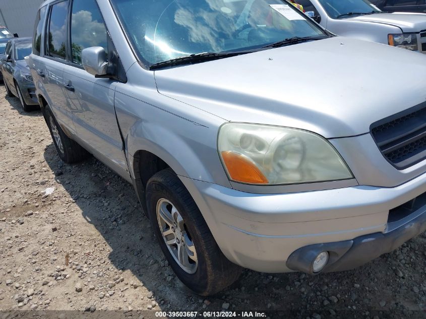 2003 Honda Pilot Ex-L VIN: 2HKYF187X3H610861 Lot: 39503667