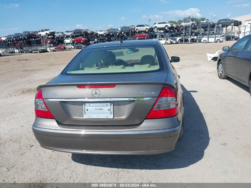 2008 Mercedes-Benz E 350 4Matic VIN: WDBUF87X28B341402 Lot: 39503678