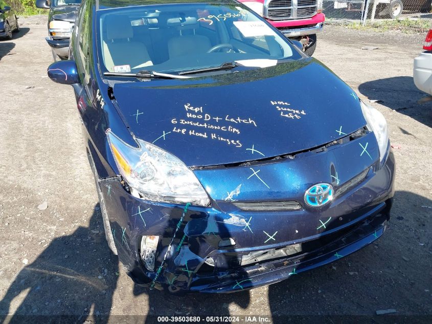 2013 Toyota Prius VIN: JTDKN3DU9D0351343 Lot: 39503680