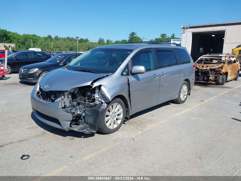 2013 Toyota Sienna Xle 7 Passenger VIN: 5TDDK3DC0DS050935 Lot: 39503687