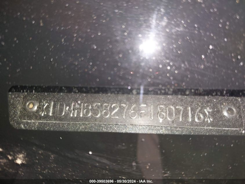 2006 Dodge Durango Limited VIN: 1D4HB58276F180716 Lot: 39503696