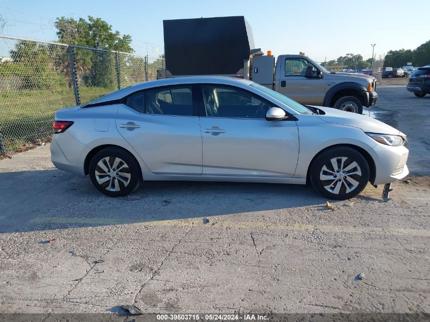 2022 Nissan Sentra S VIN: 3N1AB8BV3NY293088 Lot: 39503715