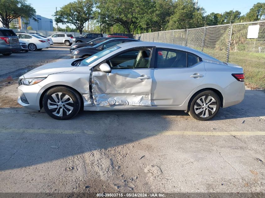 2022 Nissan Sentra S VIN: 3N1AB8BV3NY293088 Lot: 39503715